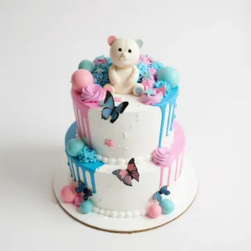 Gender reveal cake